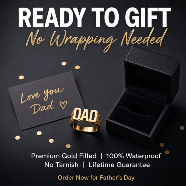 Waterproof, No-Fade DAD Ring