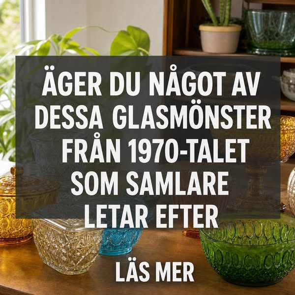 Utforska Vintage Glas