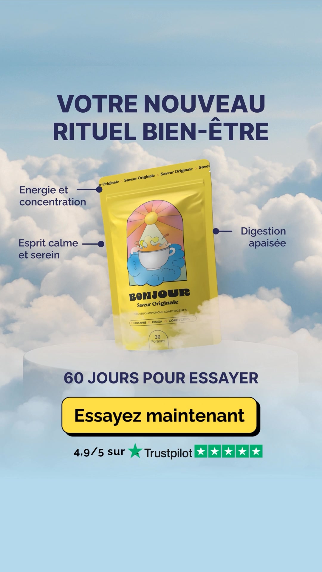 50% + mousseur offert et livraison gratuite !