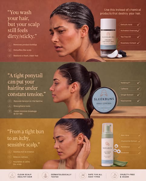 **Wear a sleek ponytail every day without putting unnecessary strain on your own hair. **