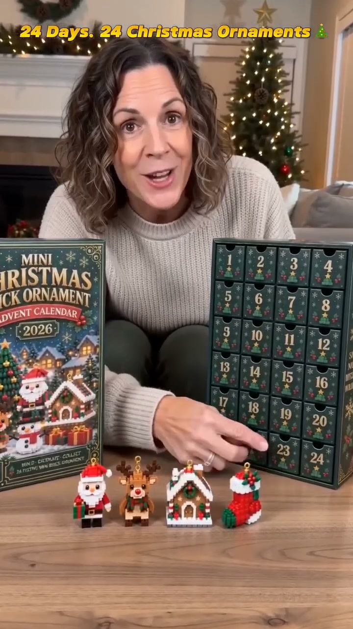 24-Day Mini Christmas Ornament Advent Calendar