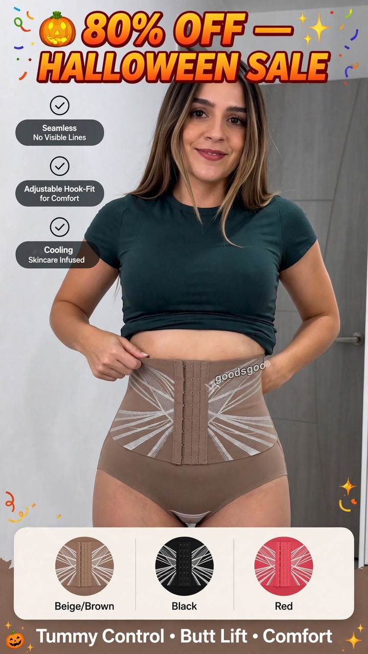 Halloween Special: 80% OFF! Adjustable High-Waisted Tummy Control Underwear