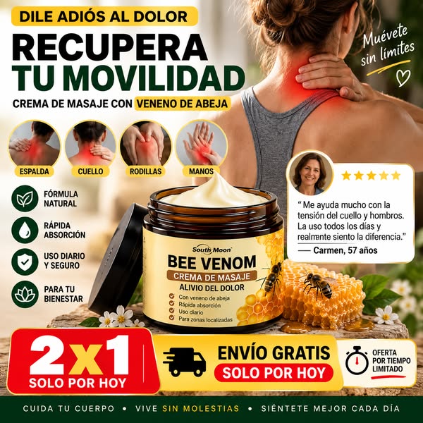 2x1 en Crema Veneno de Abeja