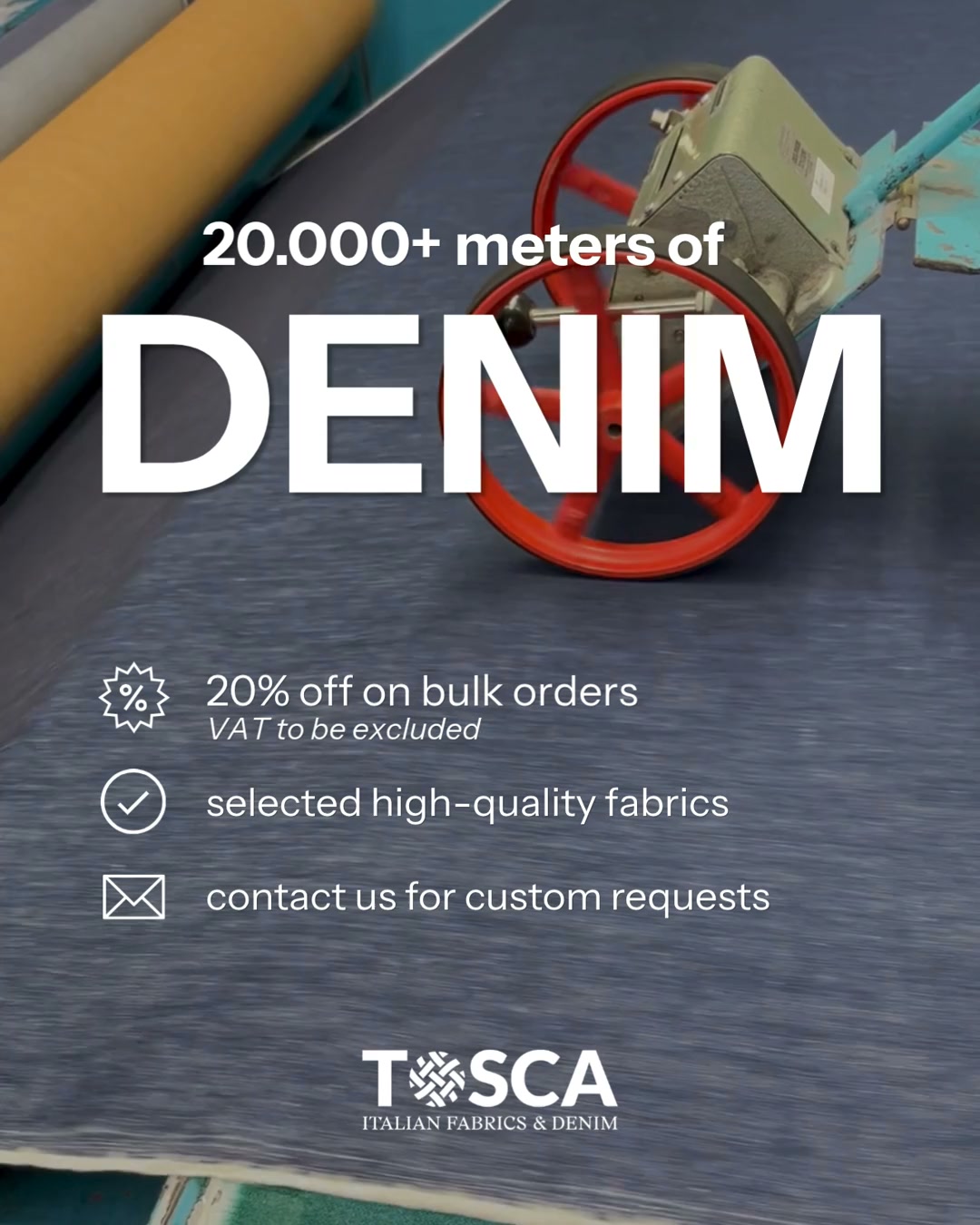DENIM and many other premium fabrics for your collection or business.
