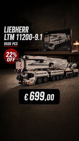 Liebherr LTM 11200 : un géant à construire