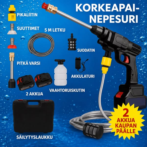 Langaton korkeapainepesuri -40%