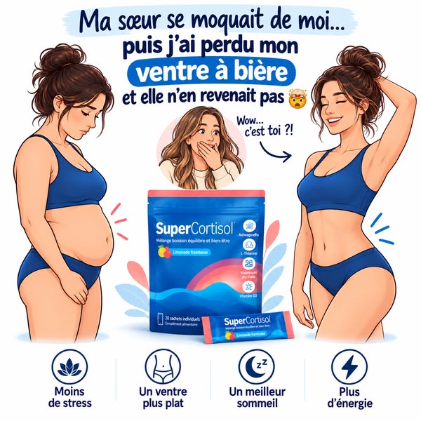 Ventre gonflé, visage bouffi : cible aussi le cortisol