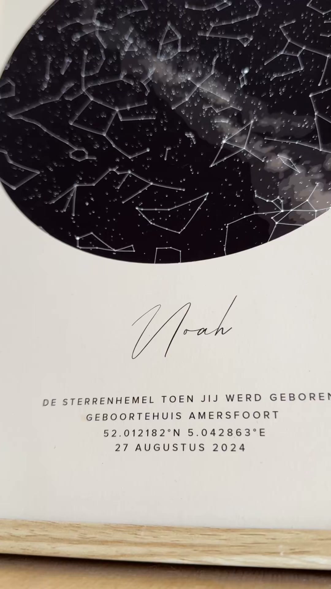 Een bijzonder begin, vastgelegd in de sterren