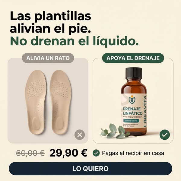 Las plantillas no drenan el líquido