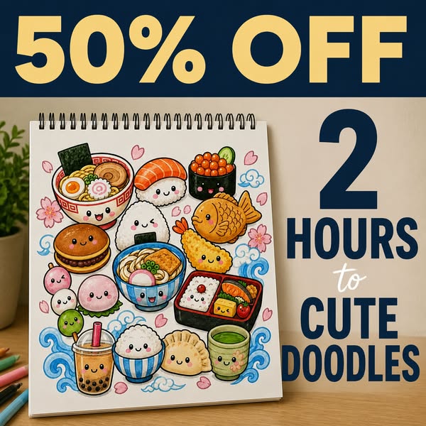 Learn The Art Of Japanese Kawaii Doodling