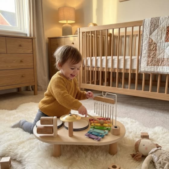 Houten Muziektafel – Creatief & Leuk