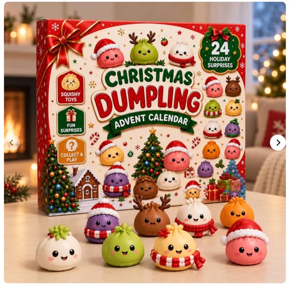 Twenty Four Days Of Squishy - Dumpling Advent Calendar