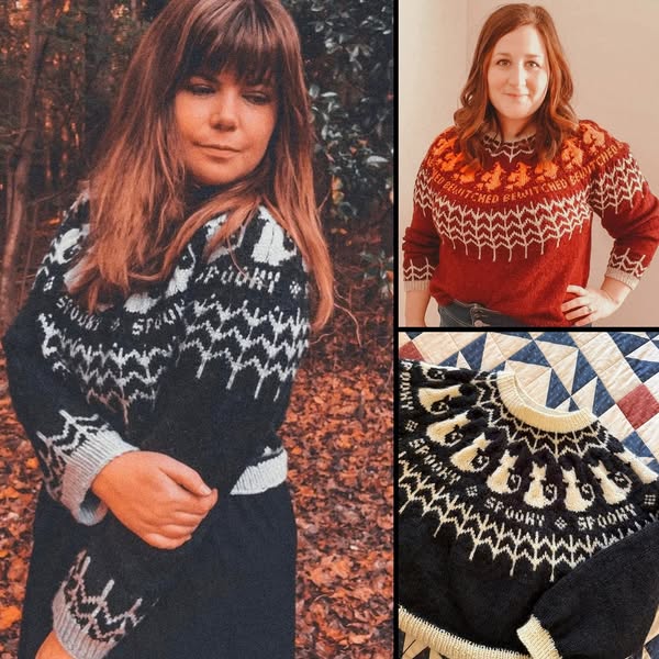Mystic Moon Pullover Knitting Pattern