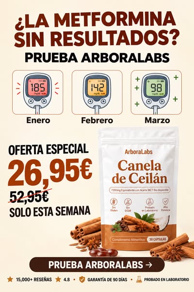Canela de Ceilán (equivalente a 7200 mg) con aceite MCT