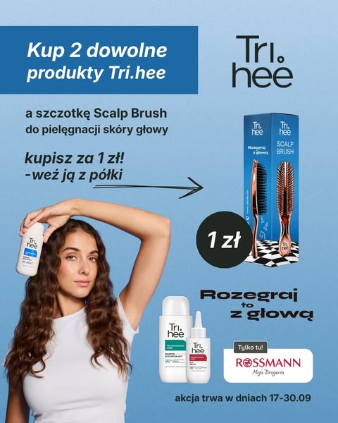 Zgarnij szczotkę pielęgnacyjną SCALP BRUSH za złotówkę