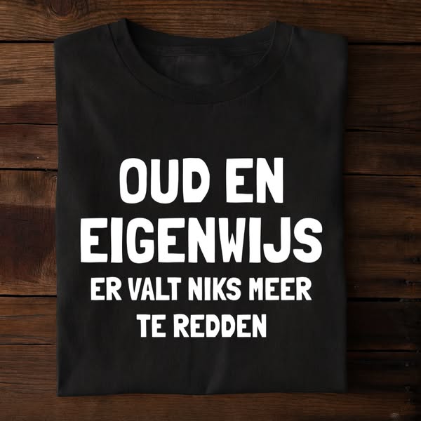Ook als trui, mok en pet verkrijgbaar.