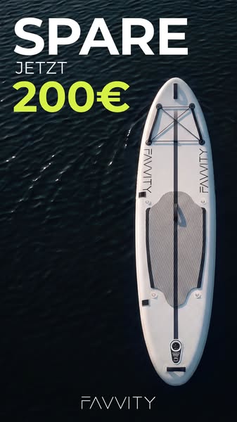 Favvity SUP Board – Performance, die dich auf dem Wasser trägt