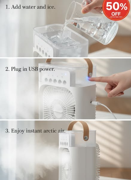 Portable Air Conditioner Fan
