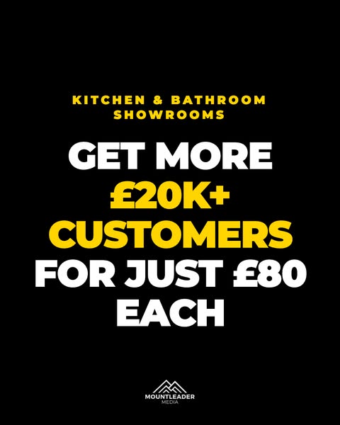 £80 Per Showed Showroom Visit [Kitchens + Bathrooms]