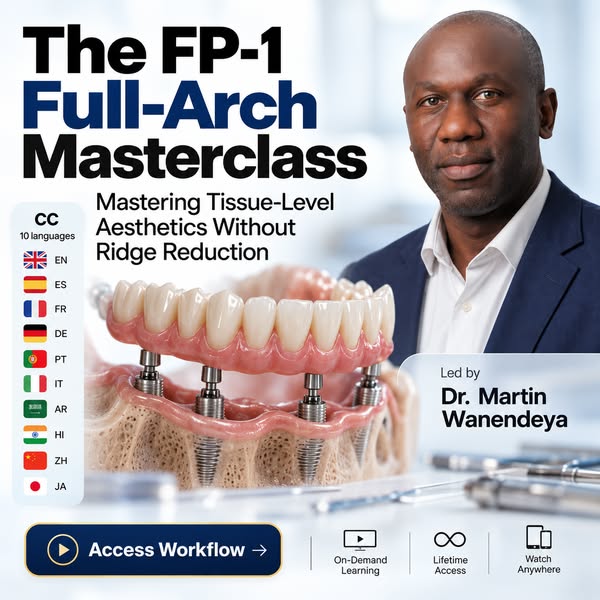 FP-1 Full-Arch Rehabilitation — Dr. Martin Wanendeya