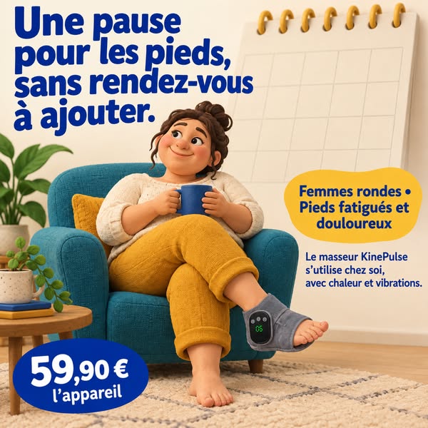 Une pause pour les pieds douloureux