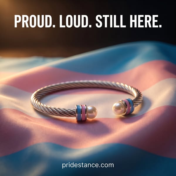 Trans Pearl Cuff