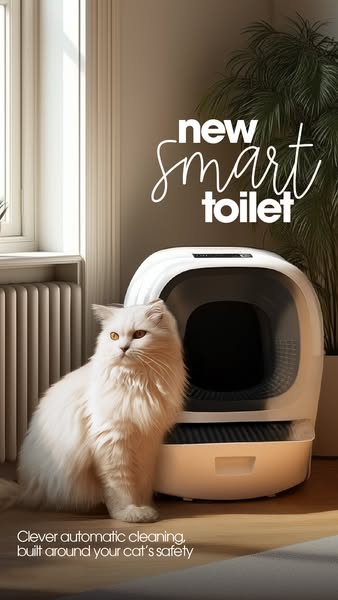 A Smarter Litter Box. A Healthier Cat.