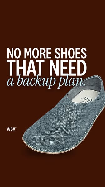 No more shoes that need a backup plan.