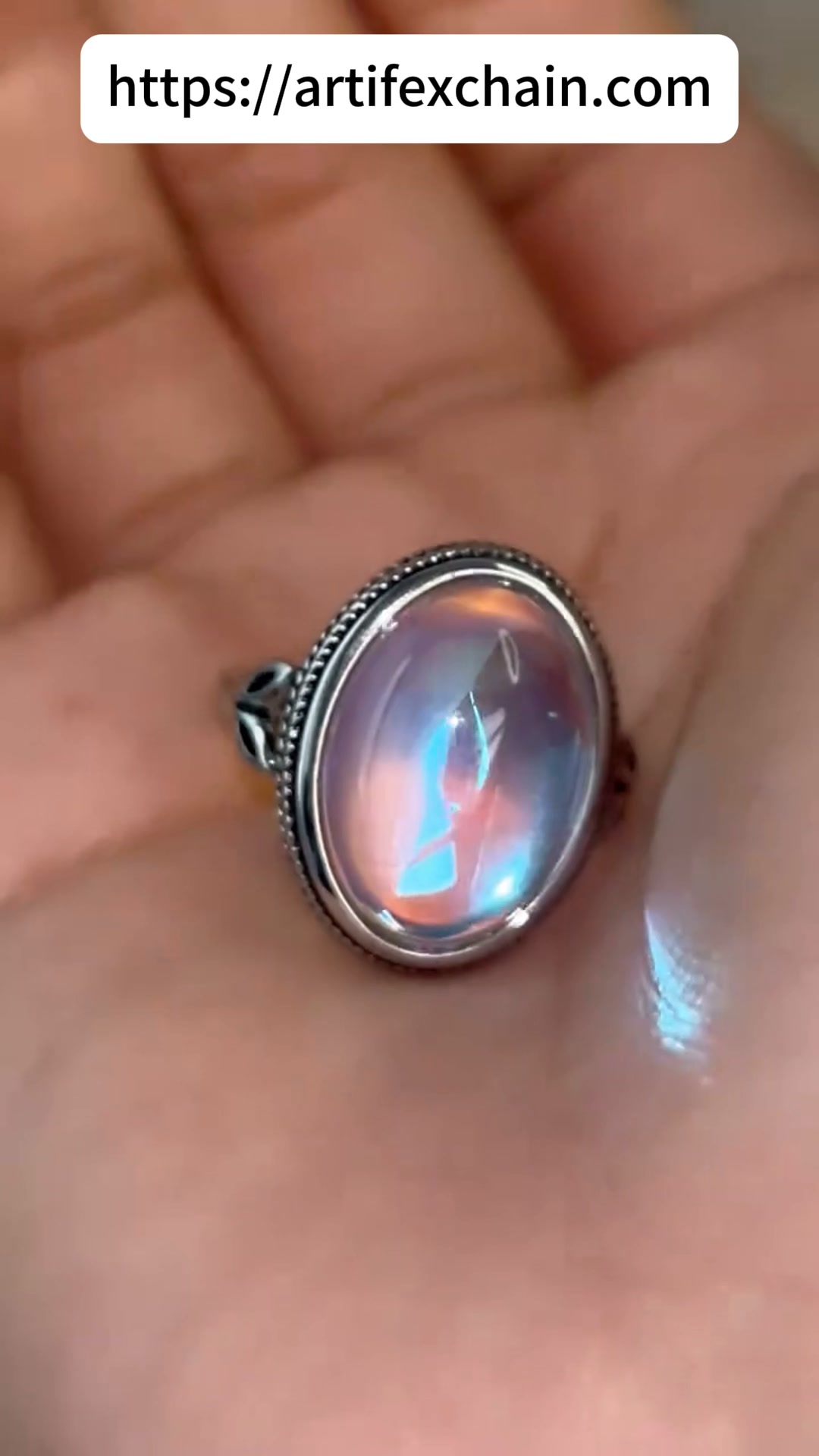 Vintage Oval Stone Ring