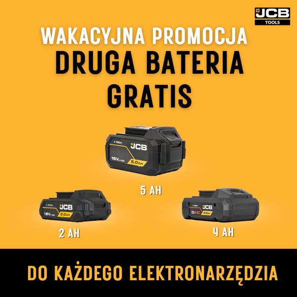 Druga bateria gratis – JCB Tools