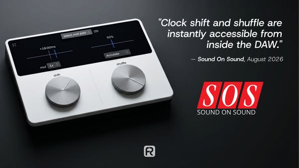 1st MIDI clock shifting plugin