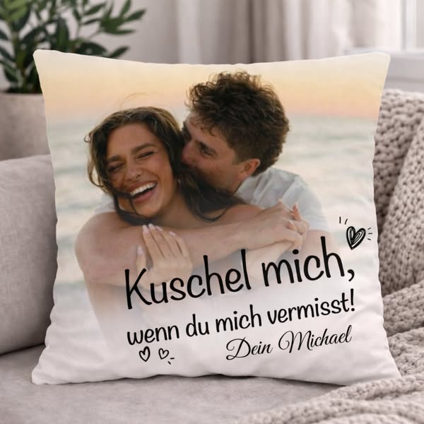 Verschenke ein individuell gestaltetes Kissen
