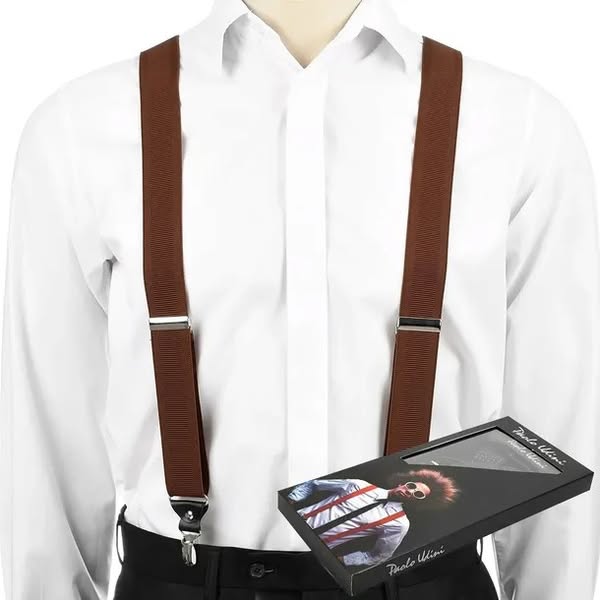Szelki do spodni męskie eleganckie mocne pudełko SZ4