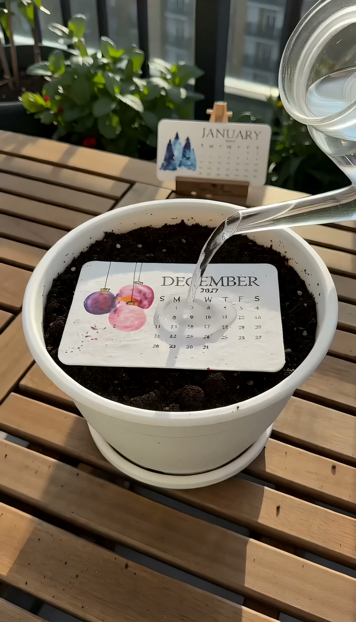 Eco-Friendly Plantable “Timeless” Seed Calendar 2027