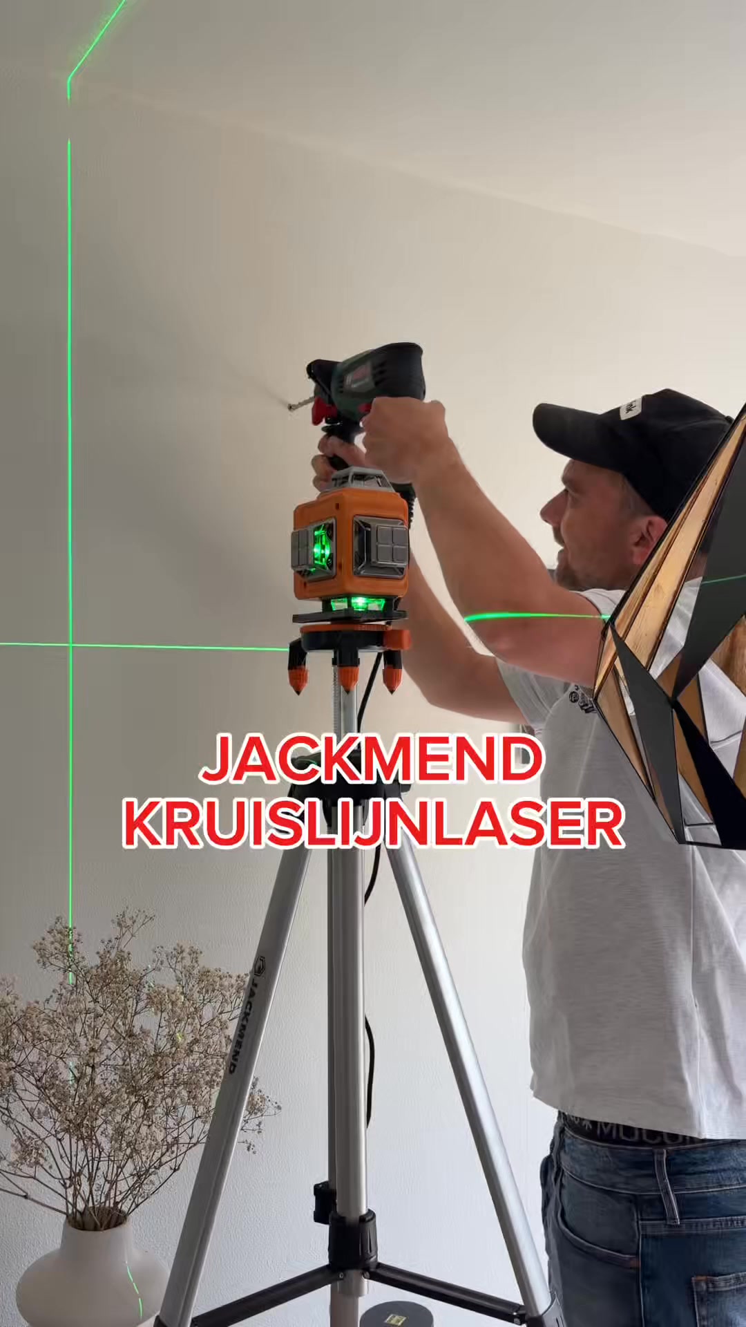 Kruislijnlaser + Statief