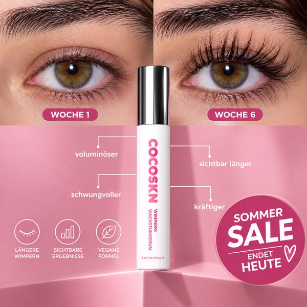 Längere Wimpern. Mehr Wow.