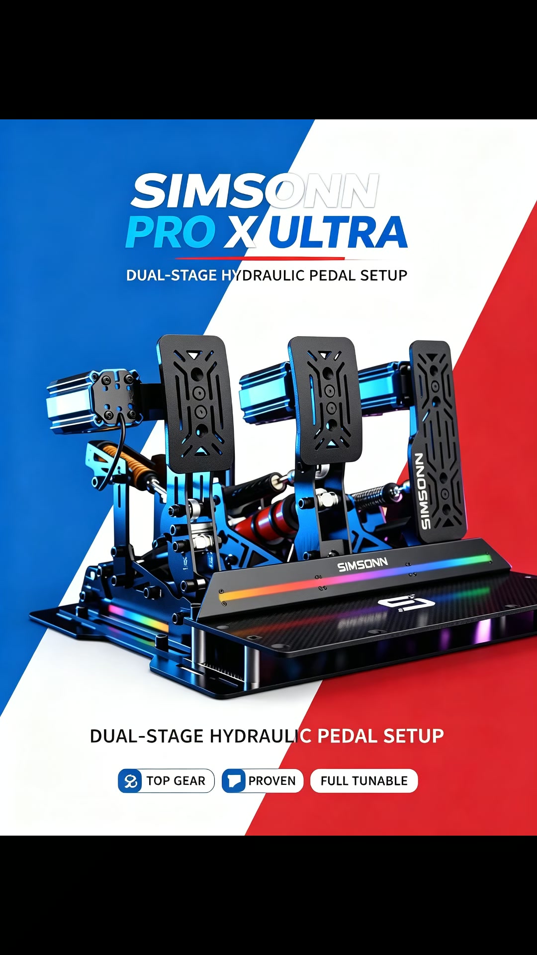SIMSONN Pro X Ultra | Hydraulic Pedals