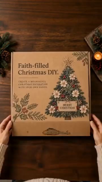 Christmas Fabric Flower Door Hanging DIY Kit – Layered Holiday Décor(Buy 2 Free Shipping)