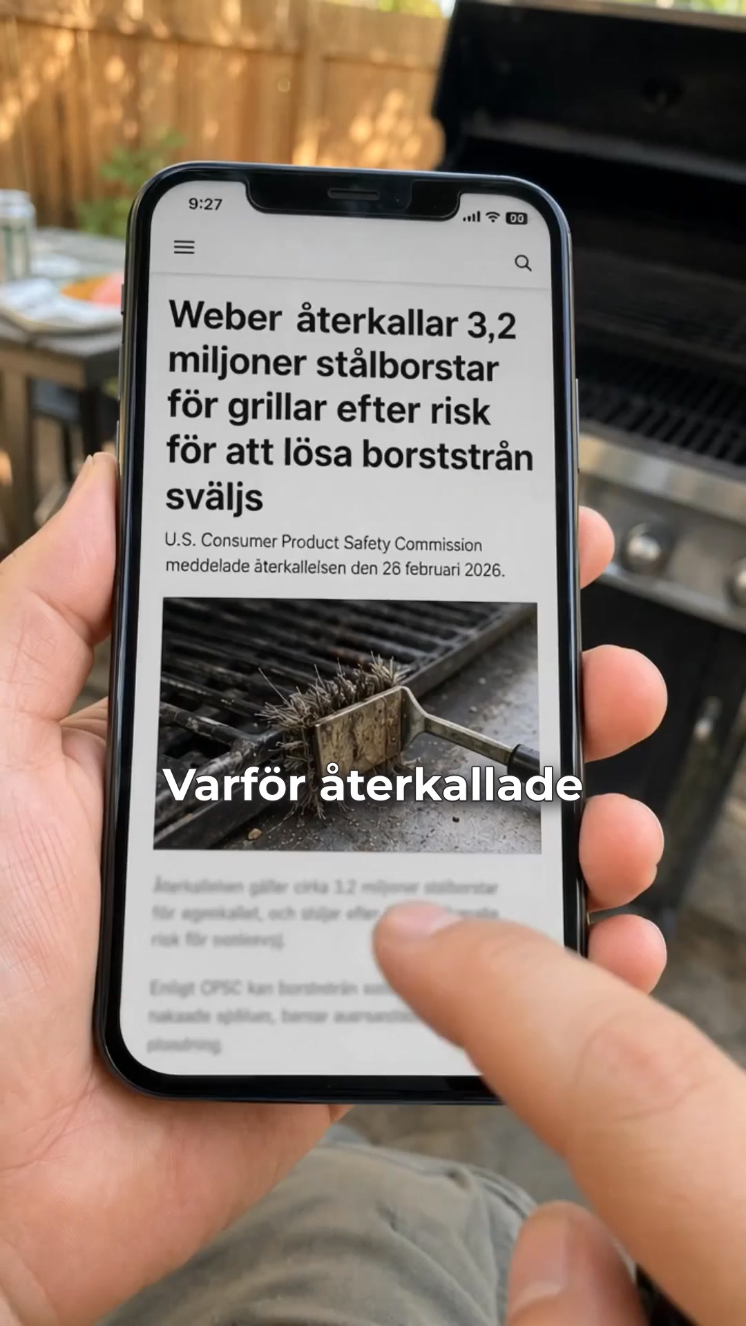 Grillgallret INGEN vill skrubba.