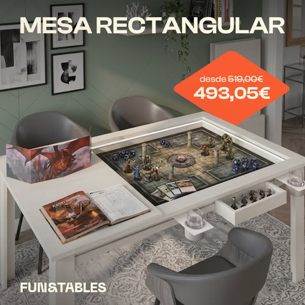 Mesas de juego Rectangulares