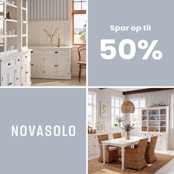 50% på udvalgte møbler