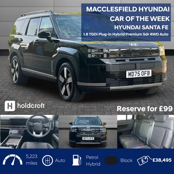 Used Hyundai SANTA FE Premium | 5,223 Miles | £38,495