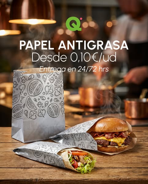 Papel antigrasa Silver Kraft
