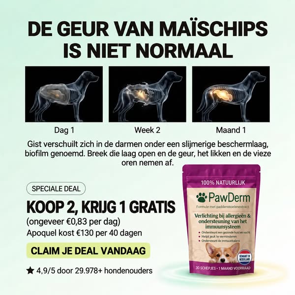 Stop de jeuk en het likken aan de poten