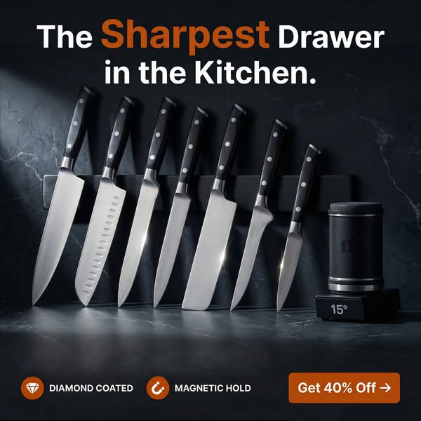 Professional Sharpness. Zero Experience Needed.