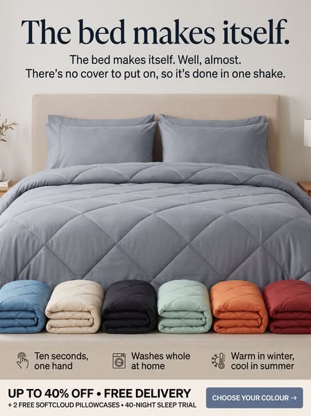 What if making your bed only took 10 seconds?
