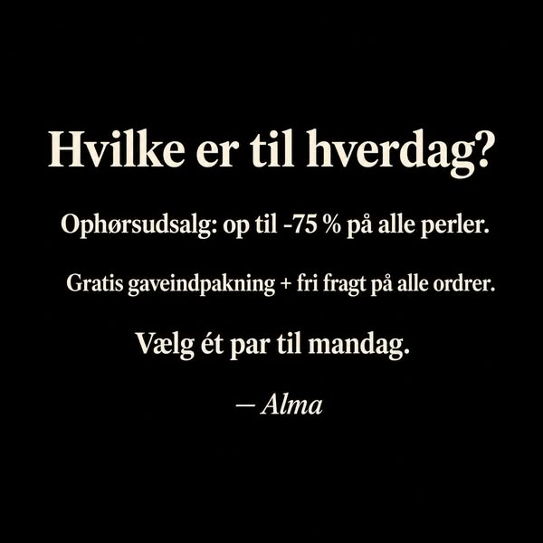 Ophørsudsalg: op til -75%