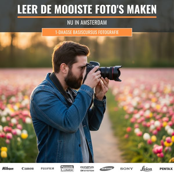 Leer de mooiste foto's maken in Amsterdam.