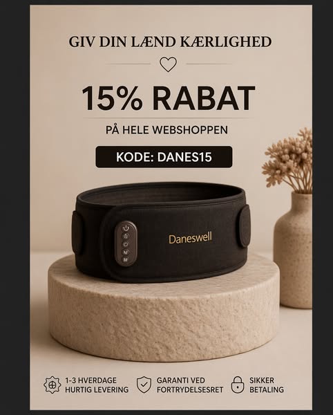 Spændinger i lænden? Prøv den varme mange er blevet glade for