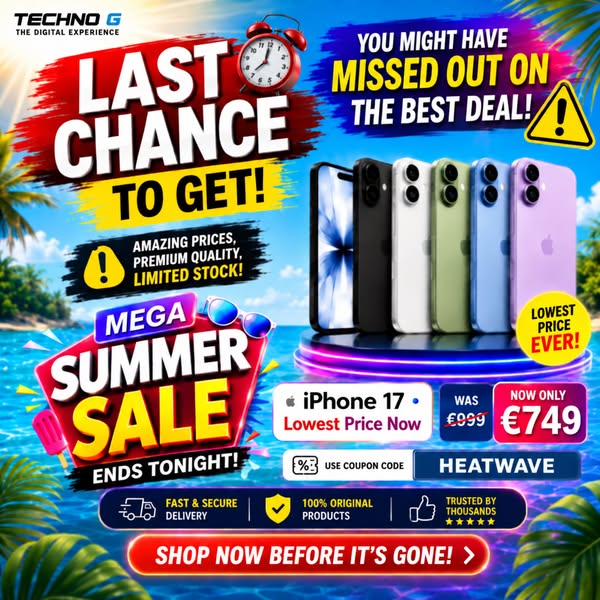 Last Chance Summer Sale